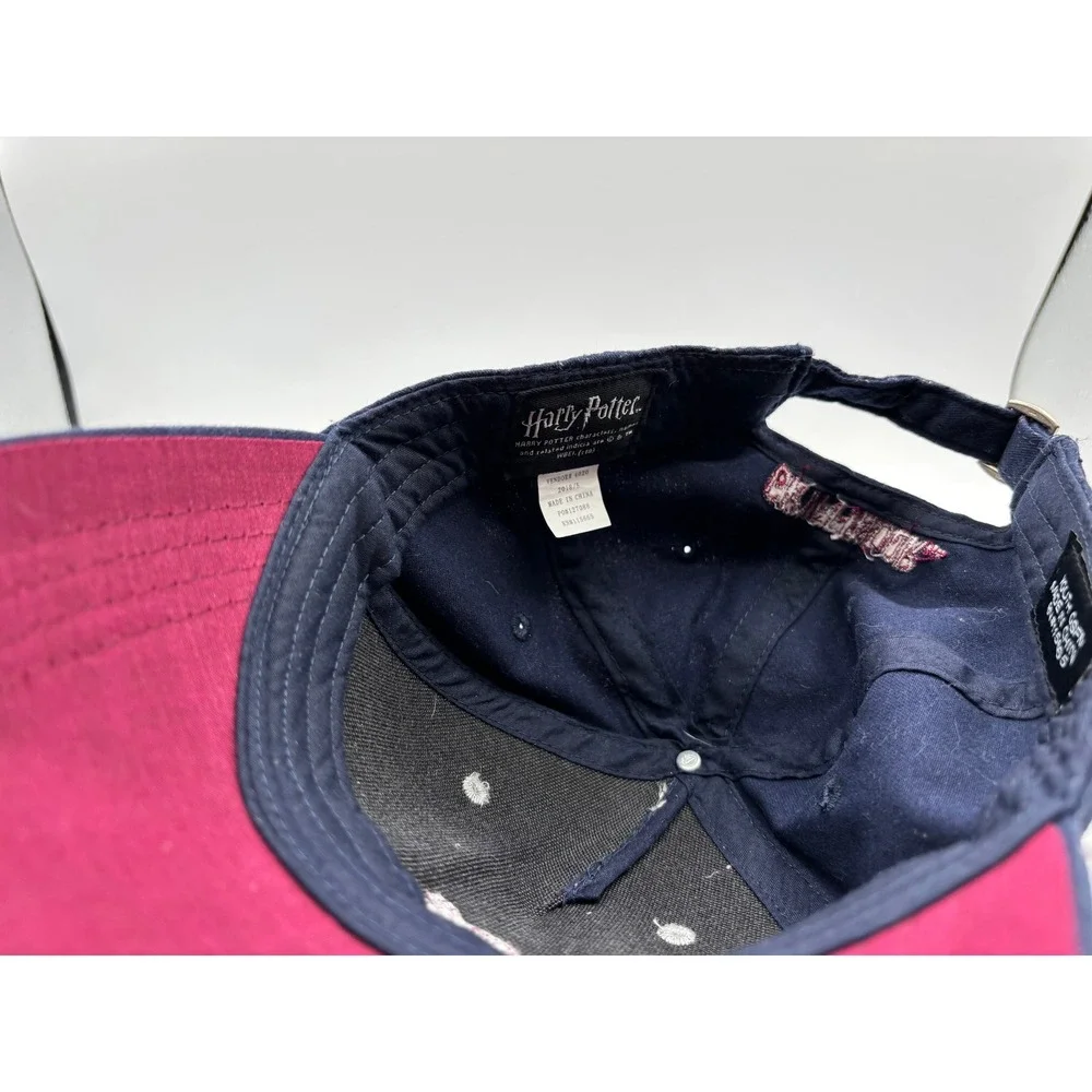 Harry Potter Gryffindor Hat Youth Strapback Adjustable Gray/Navy Cap OSFM
